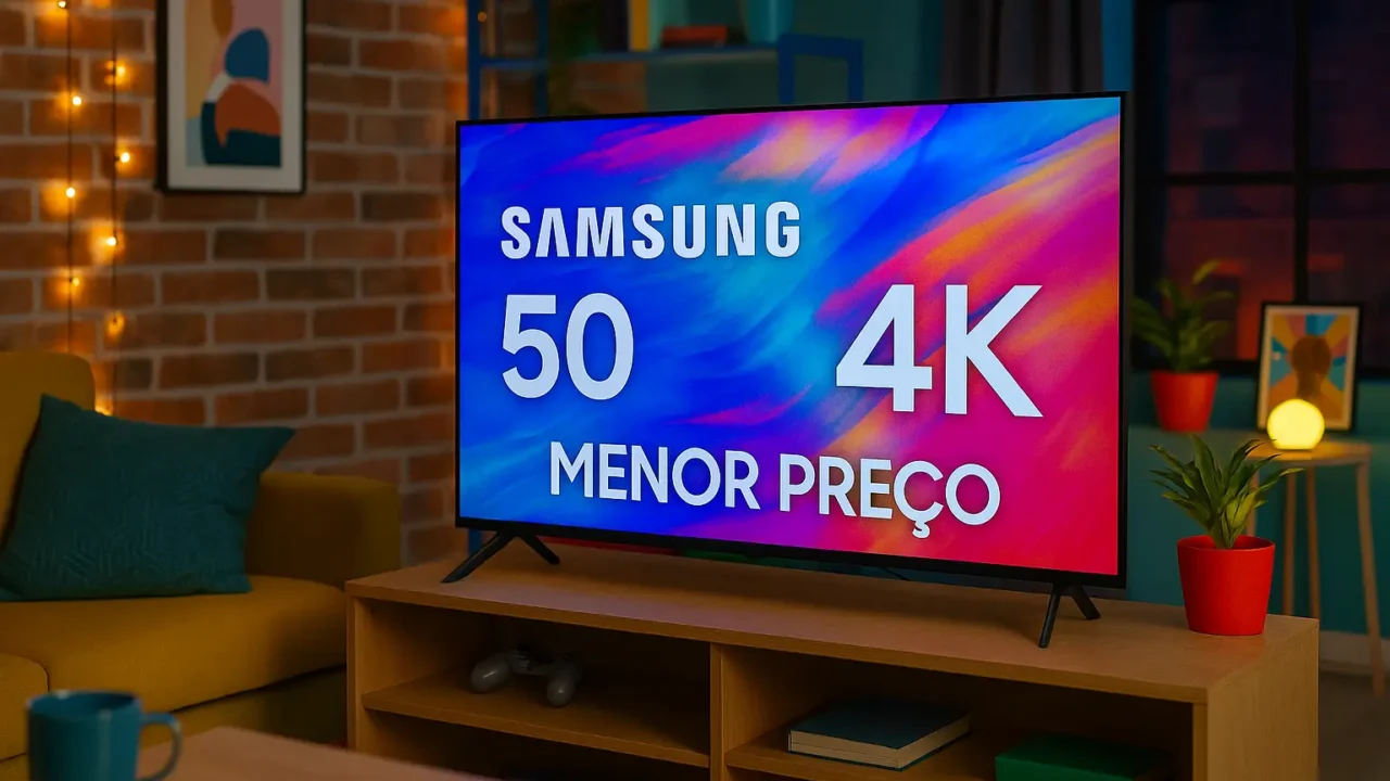 Guia rápido: 6 TV Samsung 50 polegadas 4K menor preço