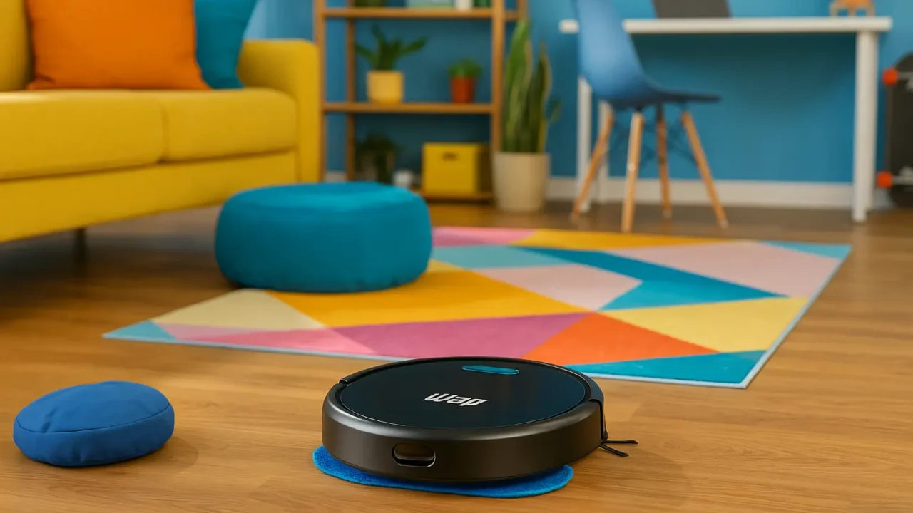 6 robo aspirador e passa pano WAP com desempenho turbinado