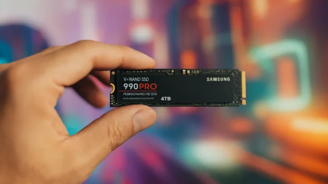 3 Samsung 990 Pro SSD 4TB de alto desempenho