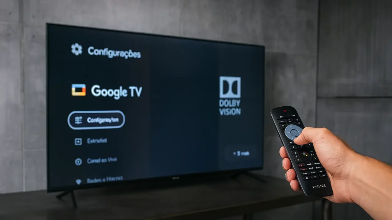 Design premium: 3 TV 55 polegadas 4K Philips