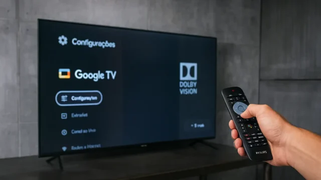 Design premium: 3 TV 55 polegadas 4K Philips