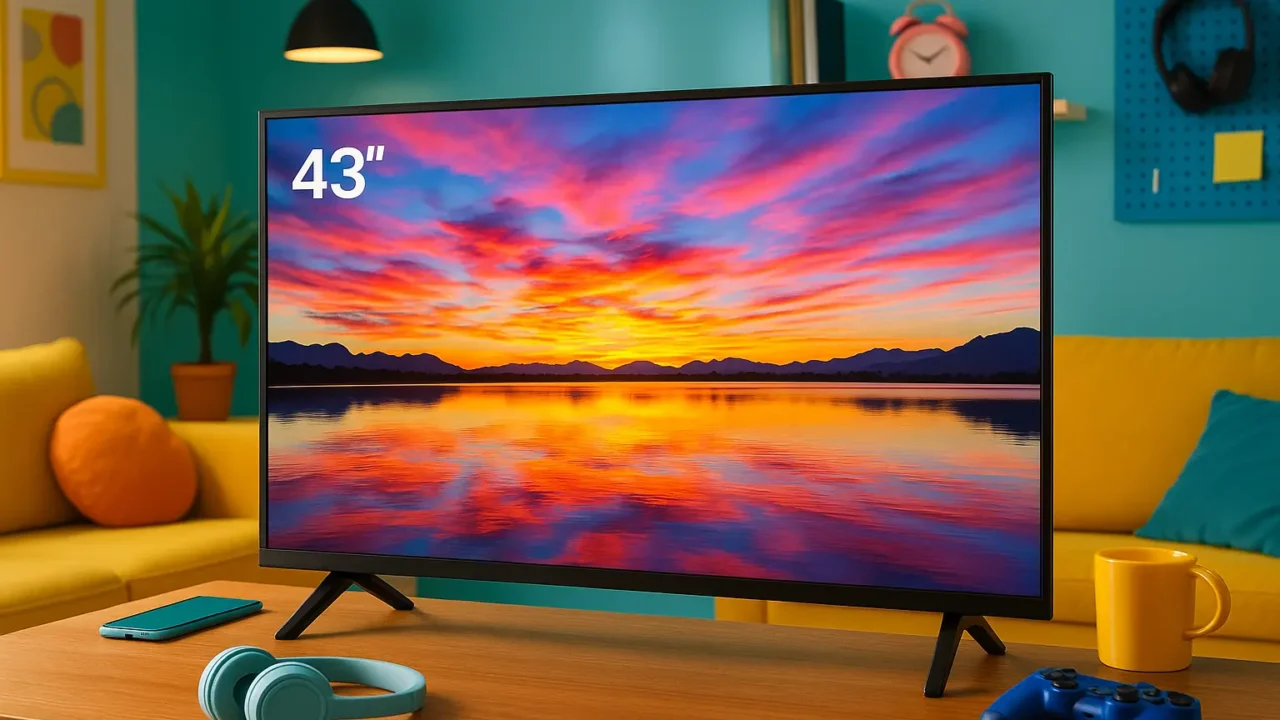 6 melhores smart TV 43 polegadas boas e baratas perfeitas para famílias em 2025