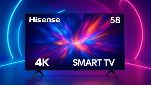 6 smart tv hisense 58 4k com desempenho turbinado para 2025