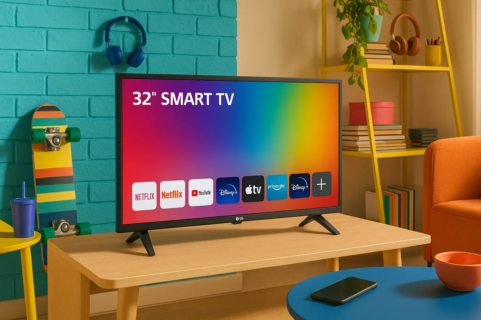 melhor tv lg 32 smart menor preço custo beneficio 2025