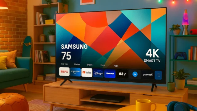 Descontos de até 30%: 6 Smart TVs 75 polegadas 4K Samsung em oferta especial