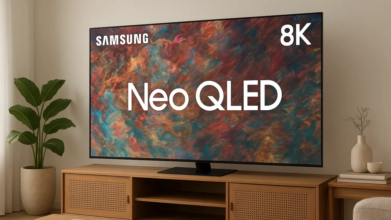 Melhor smart TV 75 polegadas 8K Samsung NEO QLED custo benefício 10/03/2025 08:11:22