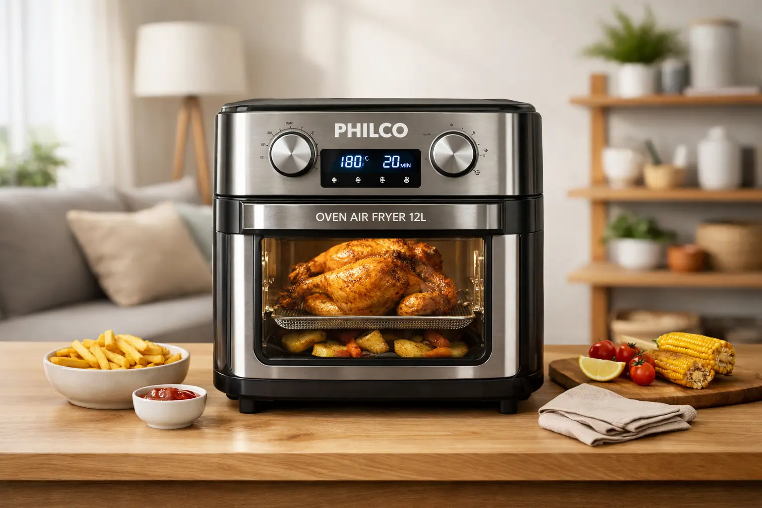 Melhor Air Fryer Philco Oven 12L com Função Forno