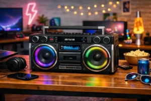 6 Caixas Boombox AIWA com nota máxima dos usuários