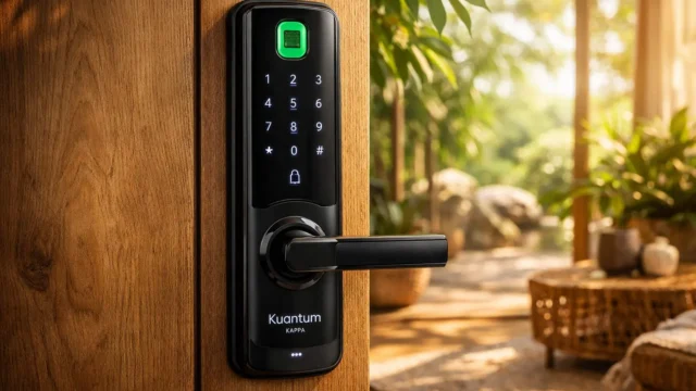 3 Fechaduras Eletrônicas Digitais Biométricas Kuanttum para Segurança