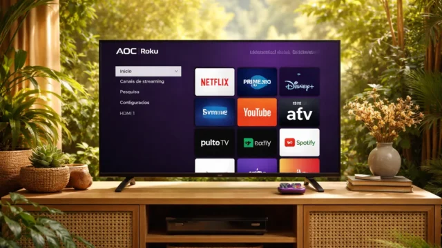 6 Smart TVs AOC Roku 32": Qualidade de Imagem e Conectividade com Desconto na Amazon
