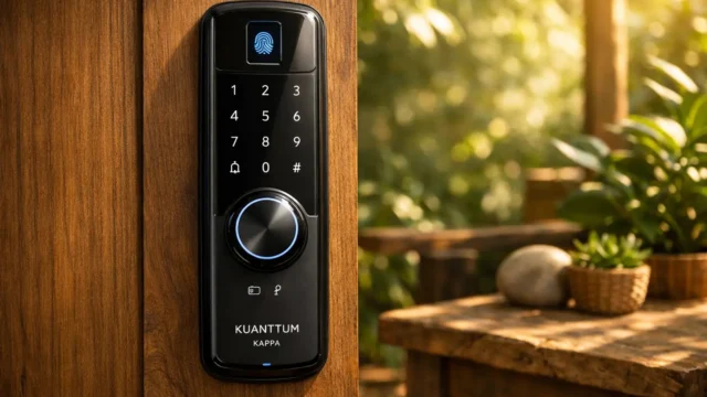 Guia rápido: 3 Fechaduras Eletrônicas Biométricas Kuanttum com recursos avançados
