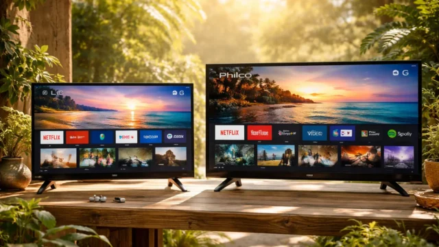 Smart TV 32" LG vs Smart TV 40” Philco: Desempenho ou Tamanho?