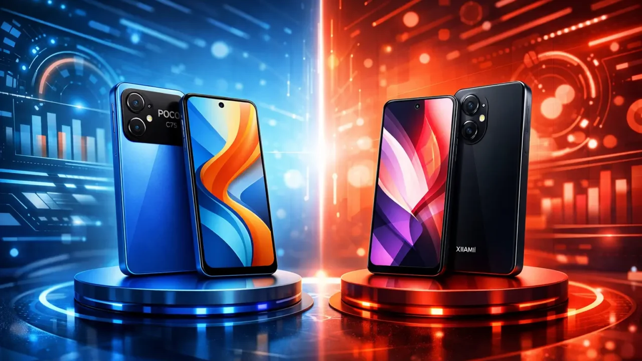 Xiaomi Poco C75 vs Xiaomi Redmi Note 14: Desempenho ou Câmera?