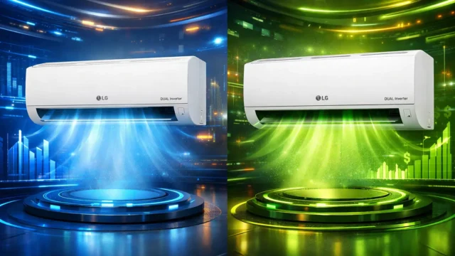 LG Dual Inverter Compact 12.000 BTUs vs LG Dual Inverter Voice 18.000 BTUs: Desempenho ou Economia?