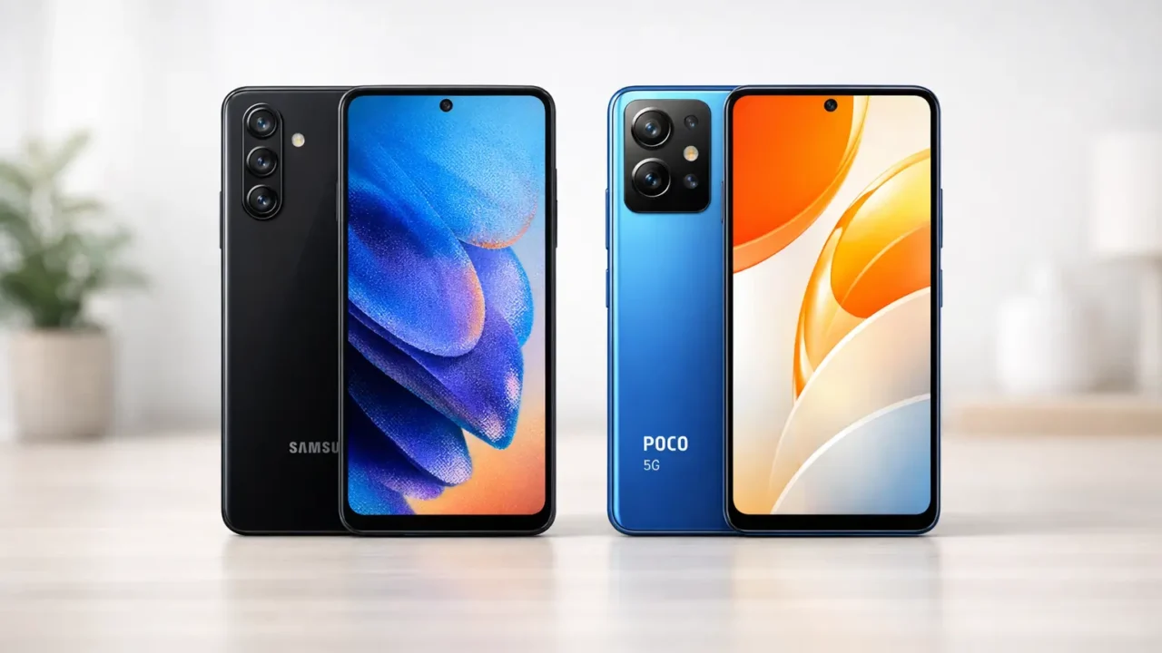Samsung Galaxy A56 5G vs Xiaomi Poco X7 Pro 5G: Desempenho ou Armazenamento?