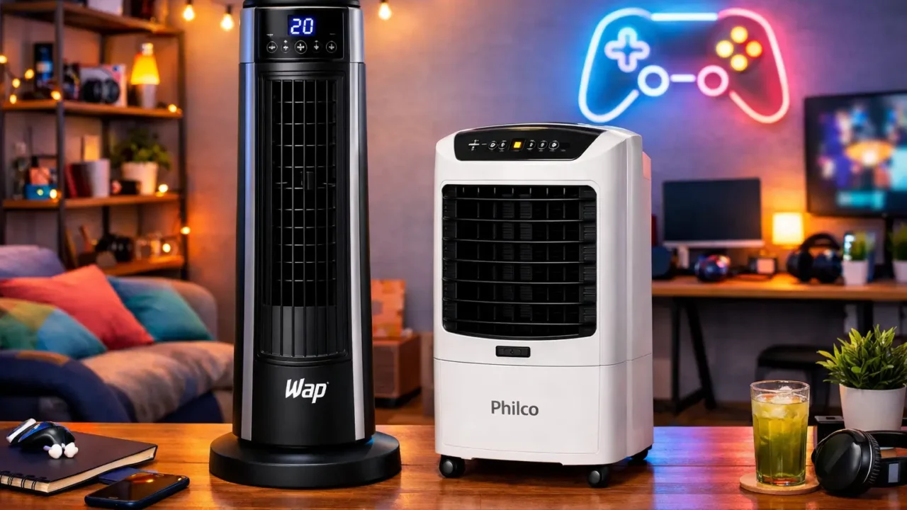 WAP Climatizador de Ar Torre CONTROL DIGITAL vs Climatizador Philco PCL14F: Conforto ou Eficiência?