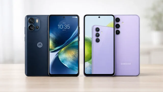 Motorola Moto G75 5G vs Samsung Galaxy A55 5G: Desempenho ou Câmera?