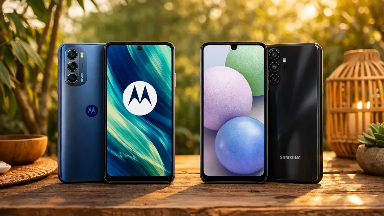 Motorola Moto G35 5G vs Samsung Galaxy A16: Desempenho ou Câmera?