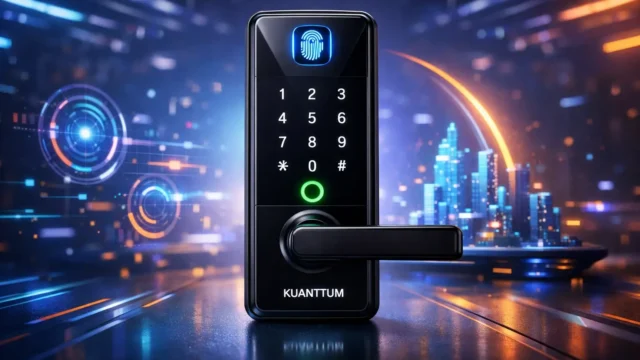 3 Fechaduras Eletrônicas Digitais Biométricas Kuanttum para sua casa
