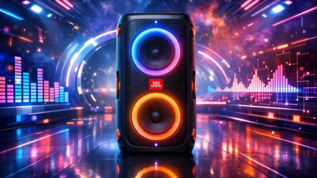 Caixa JBL PartyBox Stage 320 até R$4.509,10 com avaliações ★4,6