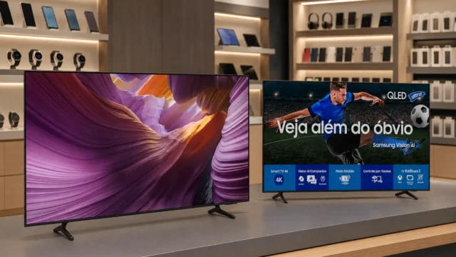 Smart TVs Samsung de 55 polegadas: 4 opções para uso real