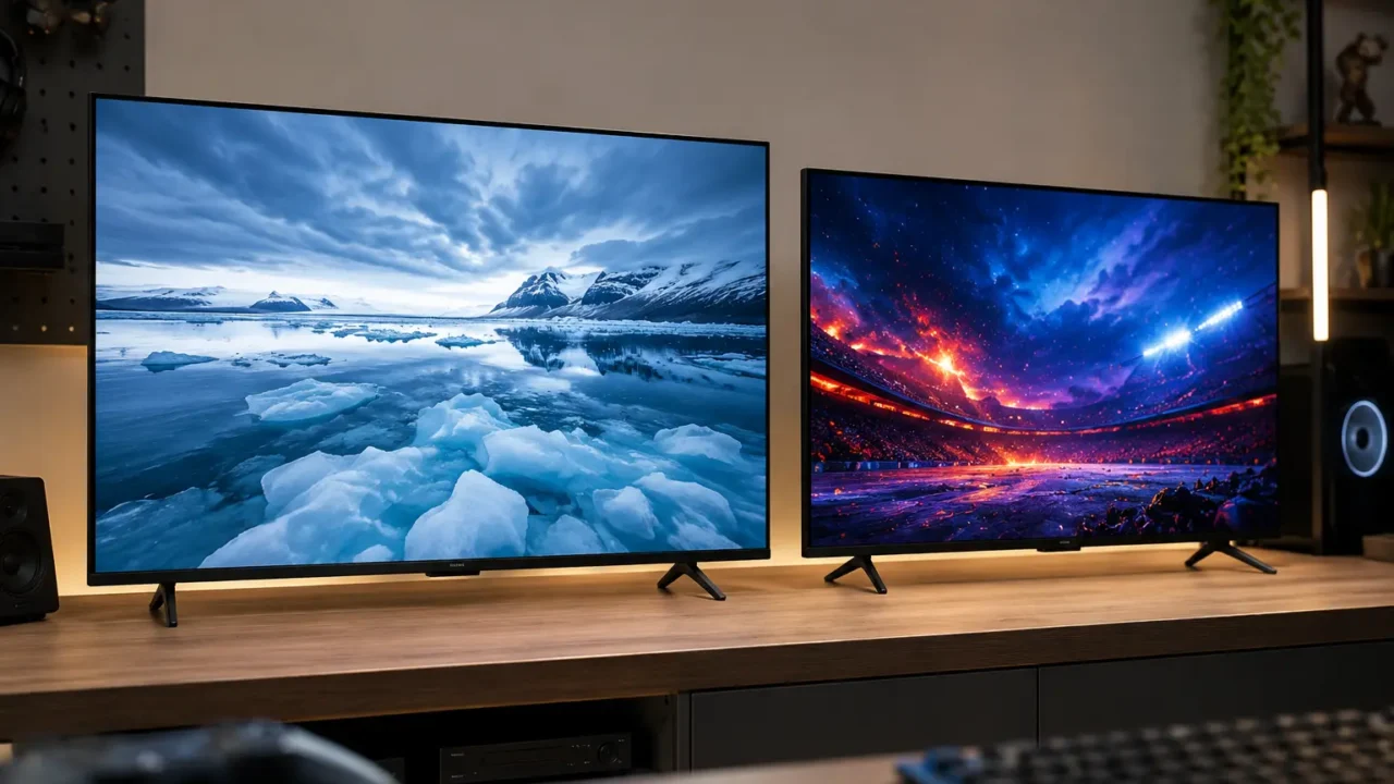 Philips 50PUG7300 ou TCL 55P8K: 50" ou QLED maior?
