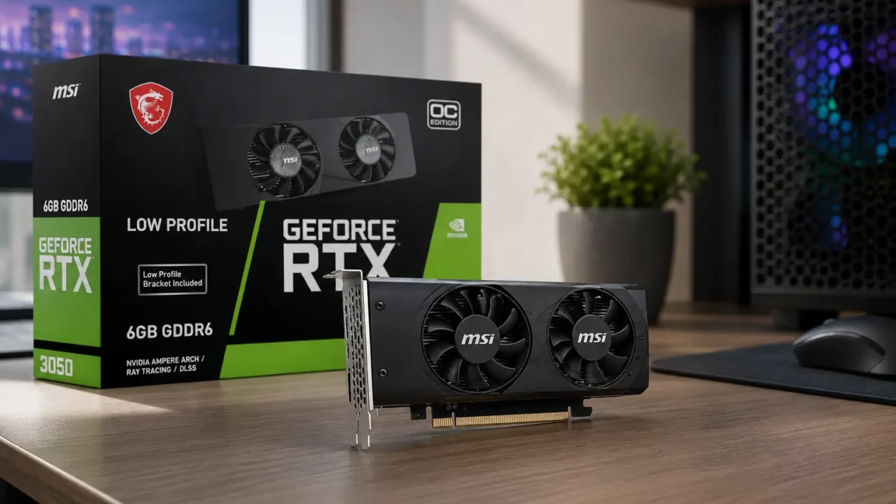 RTX 3050 LP ou RTX 5060: compacto ou geração mais nova?