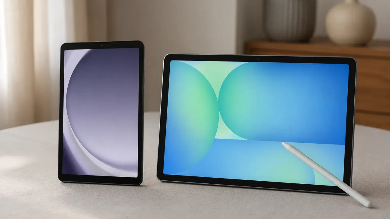 Galaxy Tab A9 4G ou S10 FE: mobilidade ou tela maior?