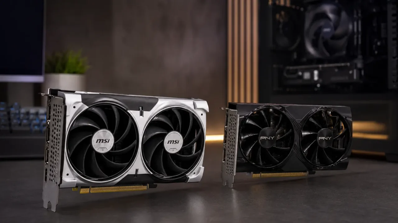 MSI RTX 5060 Ventus 2X OC ou PNY RTX 5060: o que muda?