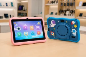 Antes de escolher um tablet infantil, veja se a versão azul ou rosa do ANJGG 7” vale mais para o uso diário das crianças