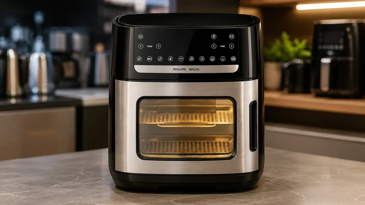 Air fryer forno 12L: Philips Walita ou formatos diferentes?