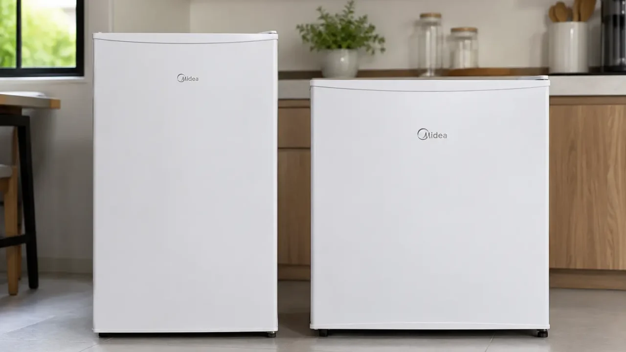 Frigobar Midea 45L ou 93L: qual tamanho faz mais sentido?