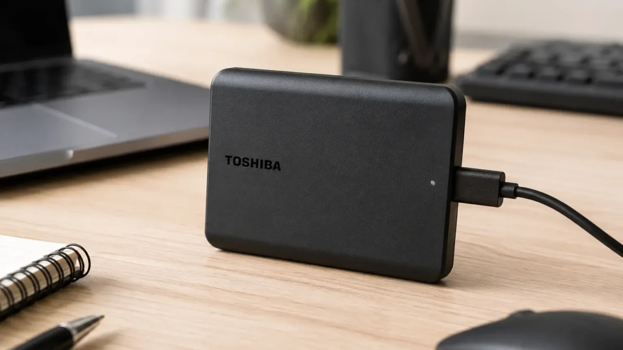 HD externo Toshiba 2TB ou 14TB: qual capacidade faz sentido?