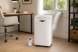 Hisense portátil prioriza mobilidade; splits exigem instalação fixa