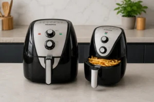 Air fryer Mondial 8L ou 3,5L: porções maiores ou bancada livre