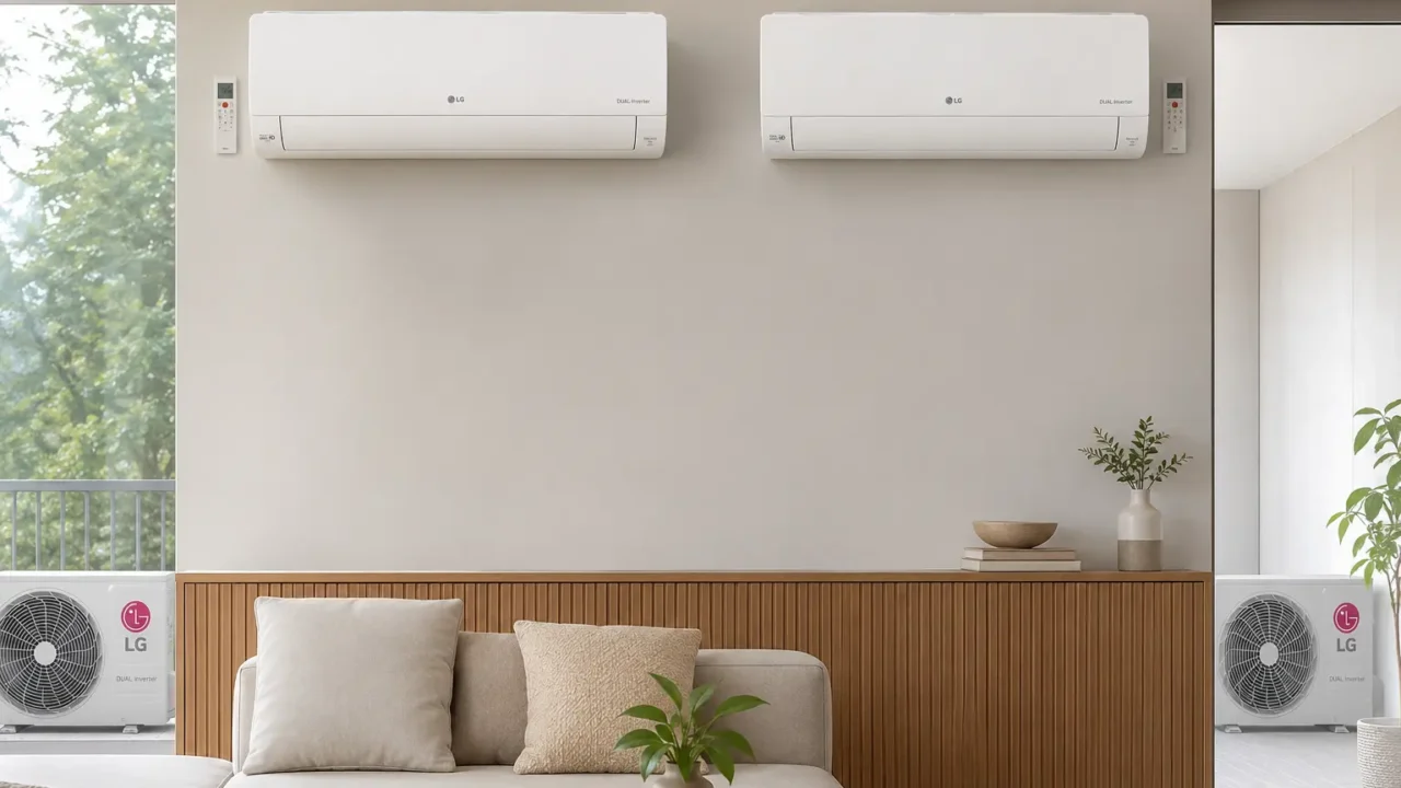 LG Dual Inverter AI Voice 12000: quente/frio ou só frio