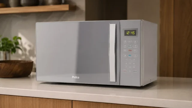 Micro-ondas Philco 25L: recursos extras para rotinas diferentes
