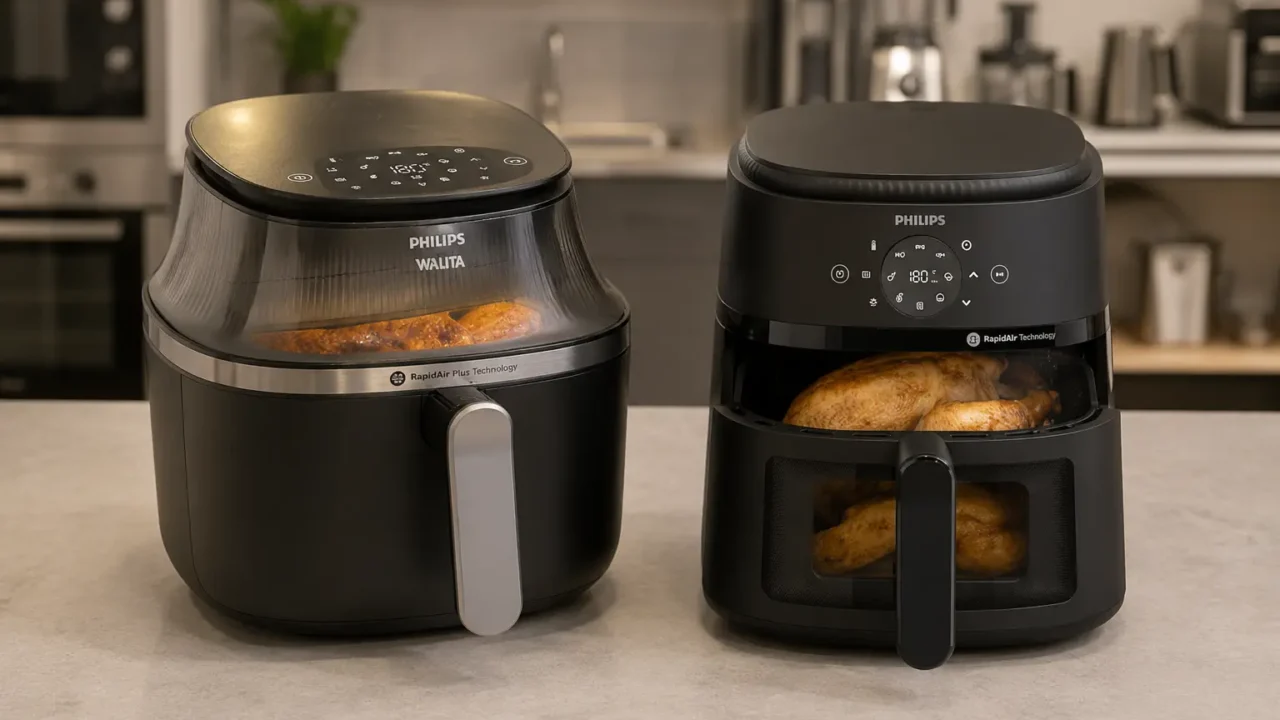 Airfryer Philips Walita 6,2L ou 7,2L: qual faz mais sentido?