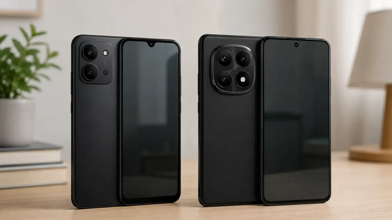 Redmi 15C ou Redmi Note 15: bateria e linha definem o perfil