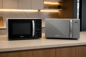 Midea 27L e Panasonic 27L: o desempate está nas funções