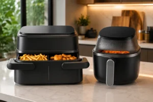 Airfryer Walita 7,2L ou Duplo Cesto 7,1L: cesto único ou duplo
