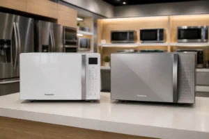 Panasonic 34L branco ou inox: a diferença está no acabamento