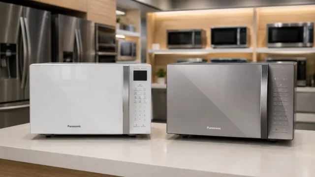 Panasonic 34L branco ou inox: a diferença está no acabamento