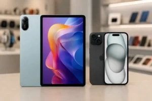 Redmi Pad 2 ou iPhone 15: tablet e celular têm usos diferentes