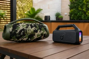 JBL Boombox 3 ou Soundcore Boom 2: marca contra potência