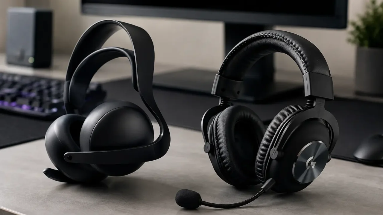 PULSE Elite ou Logitech G PRO X: escolha muda com a plataforma