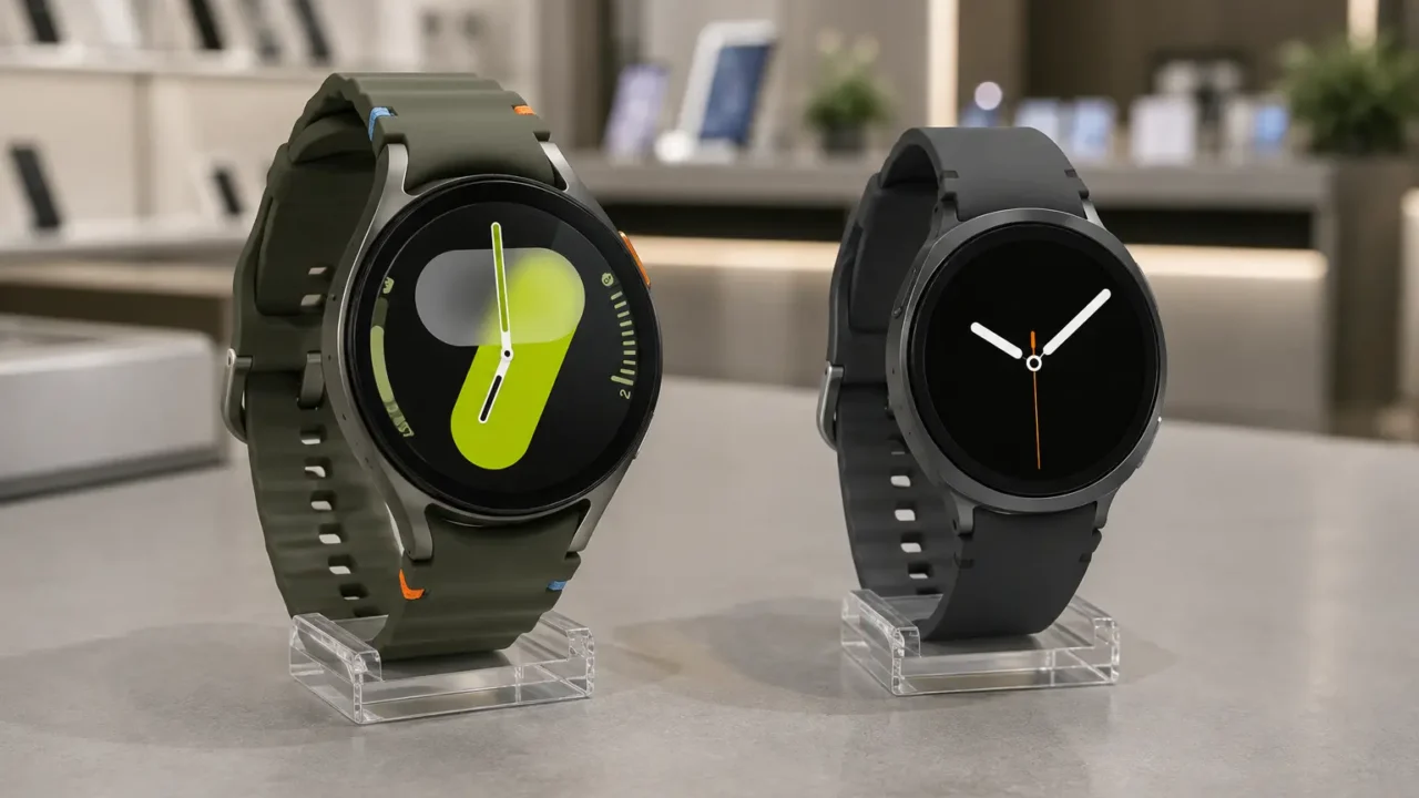 Galaxy Watch8 e Watch7: LTE ou tela maior define a escolha
