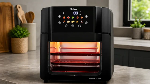 Air Fryer Oven Philco 15L e 12L atendem rotinas diferentes