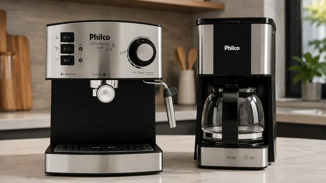 Philco Coffe Express ou PCF20A: 15 bar ou mais café por ciclo