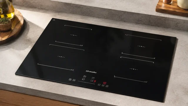 Cooktop de indução 4 ou 5 bocas: zonas e controles definem a escolha